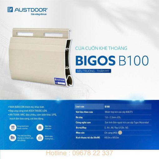 Cửa cuốn Austdoor B100