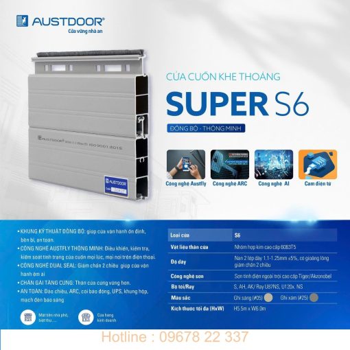 Cửa cuốn Austdoor S6