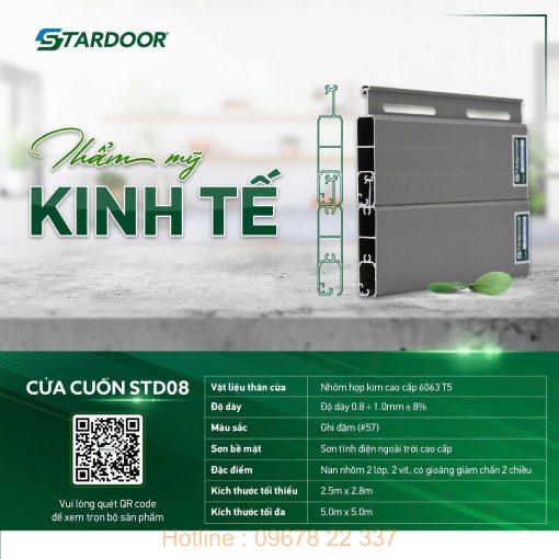 Cửa Cuốn Stardoor STD08