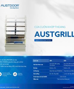 Cửa khớp thoáng inox Austdoor